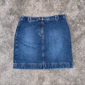 Ann Taylor LOFT Jean Skirt Size 6